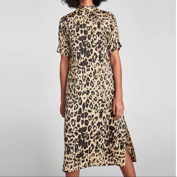 Zara Dresses & Skirts - Zara Leopard Dress